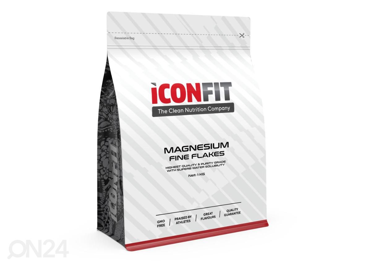 Magneesiumihelbed vannideks 1 kg Iconfit suurendatud