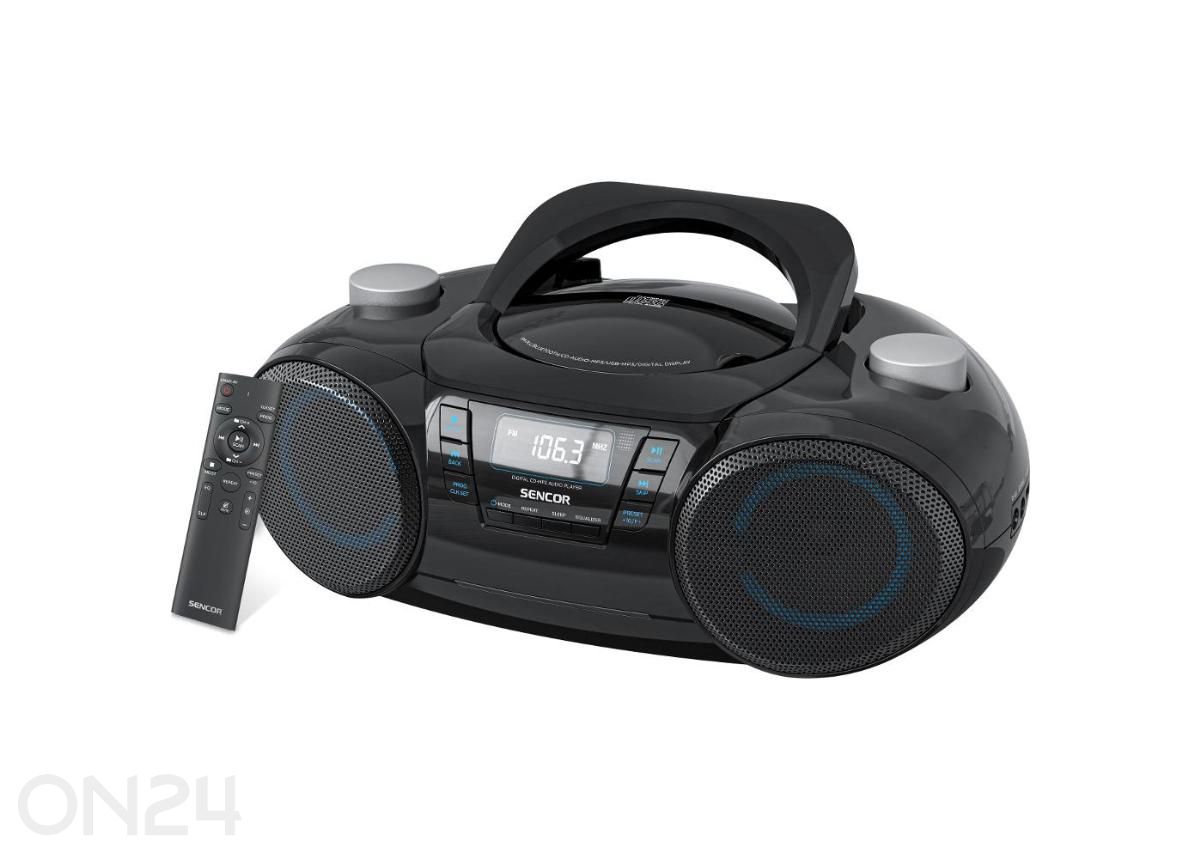 Magnetoola Sencor SPT4710B, Bluetooth, must suurendatud