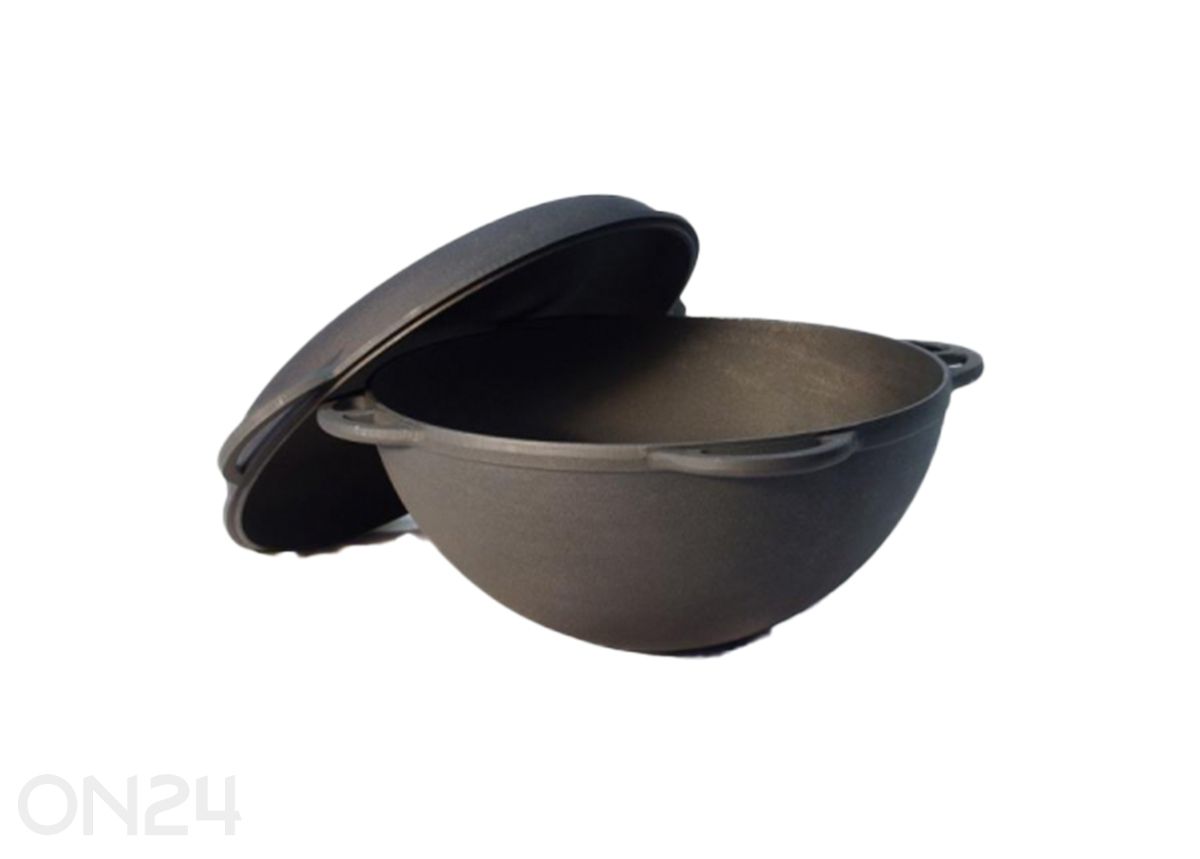Malmist wok-pann koos kaanega Syton, 5.5 L, D30 cm suurendatud