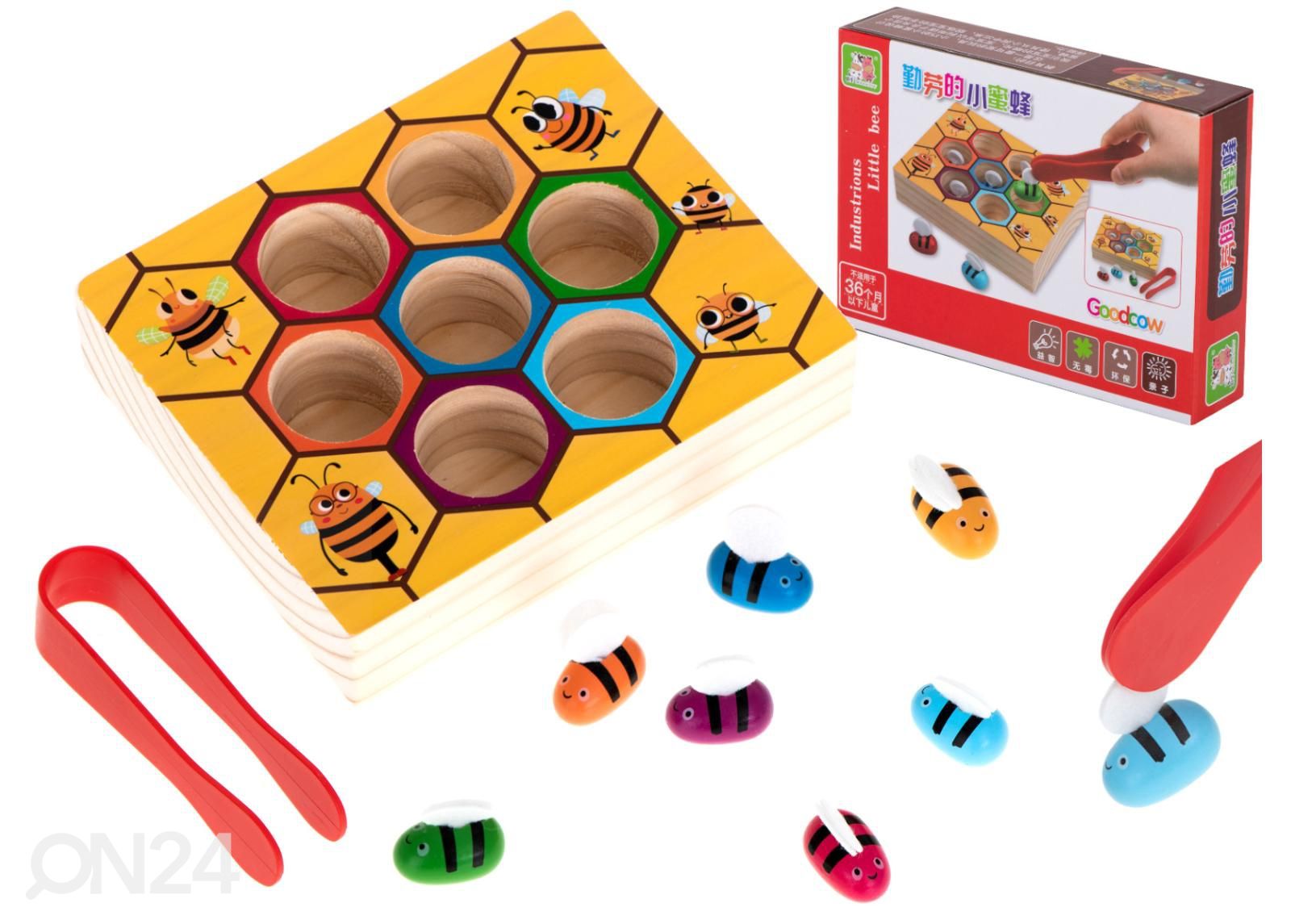 Mäng Montessori Mesilased suurendatud