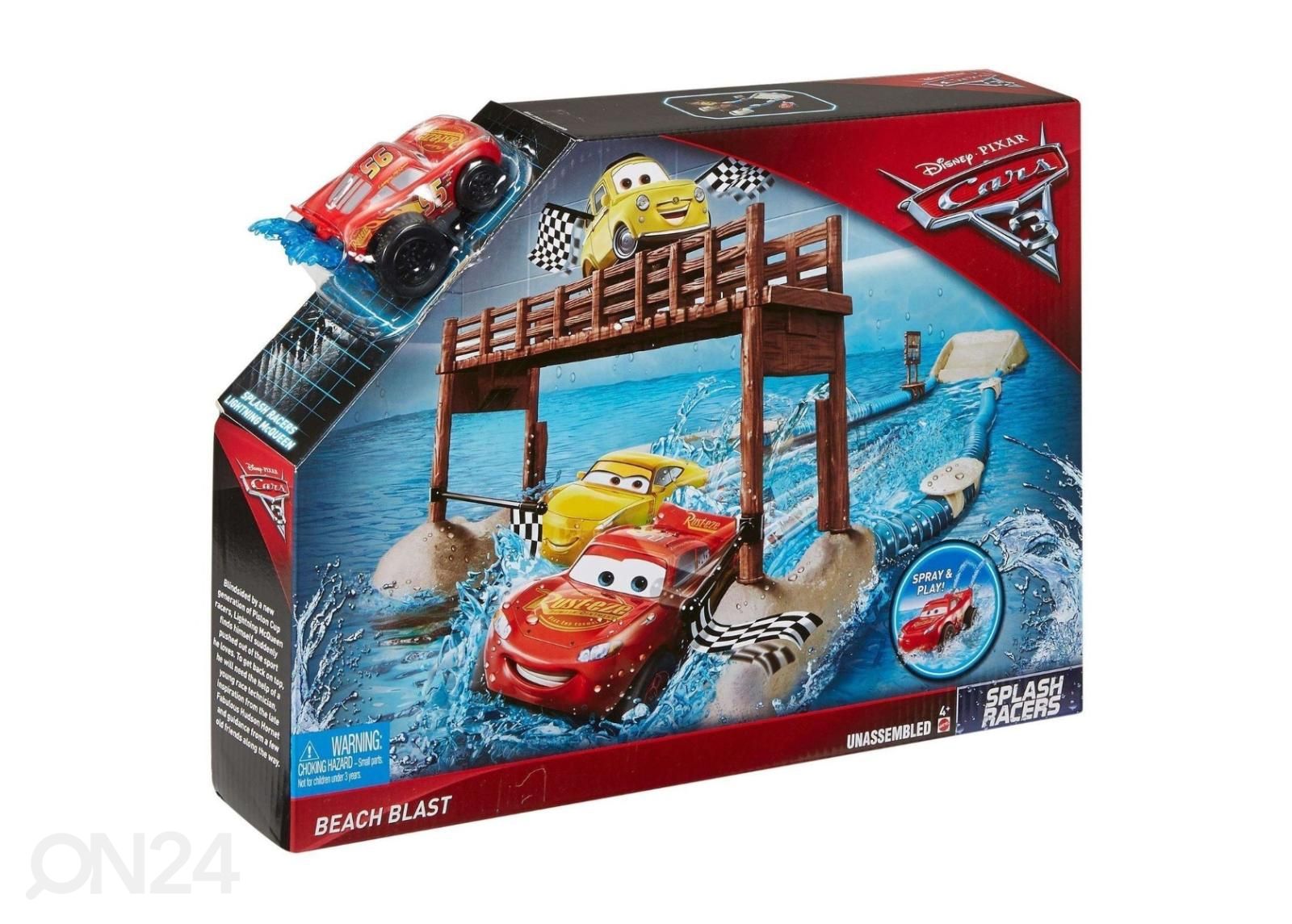 Mängukomplekt randa Cars3 Pikne McQueeni suurendatud