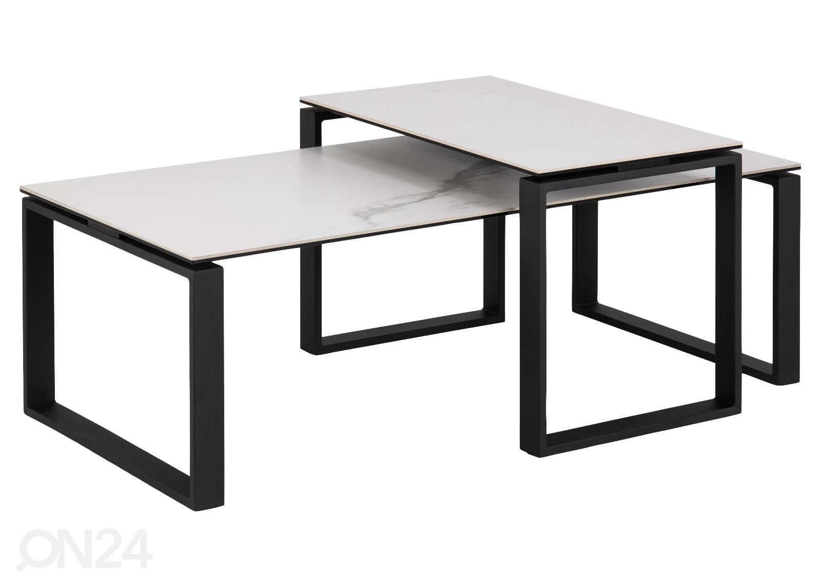 Marmorplaadiga diivanilaud Sevilla 115x69 cm suurendatud
