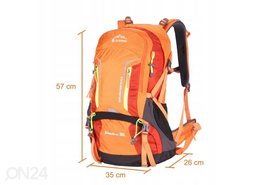 Matkaseljakott Aoking 50 L Orange suurendatud mõõdud