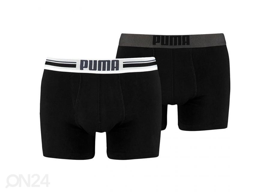 Meeste aluspesu komplekt Puma Placed Logo Boxer 2-pakk suurendatud