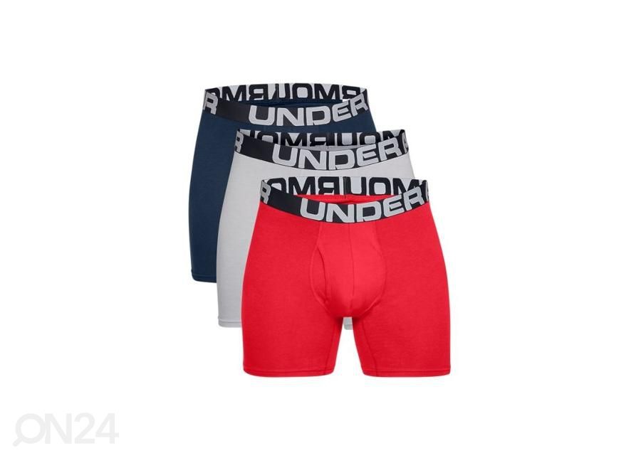 Meeste aluspesu Under Armour Charged Cotton 6IN 3-pakk suurendatud