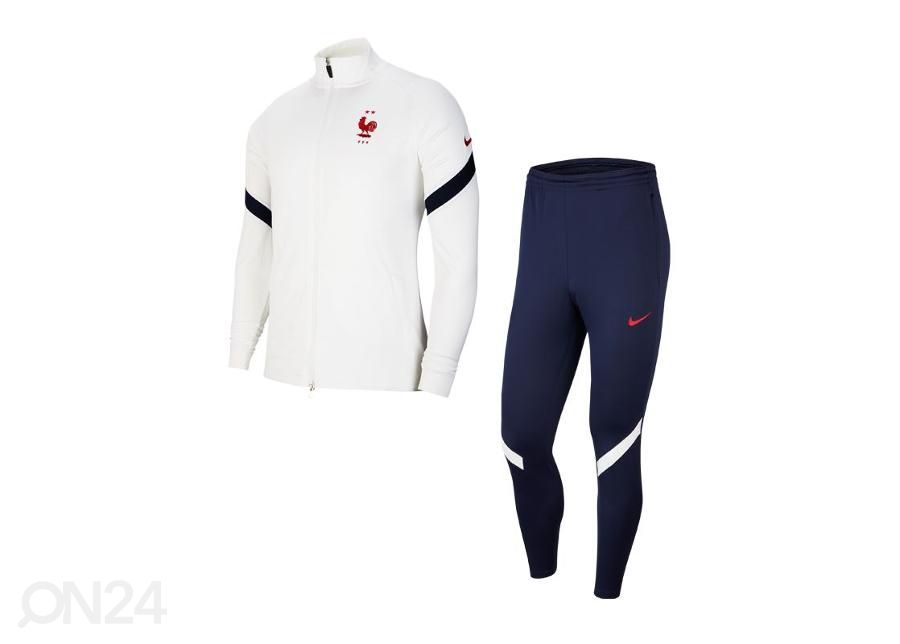 Meeste dressikomplekt Nike France Strike M CD2206-100 suurendatud