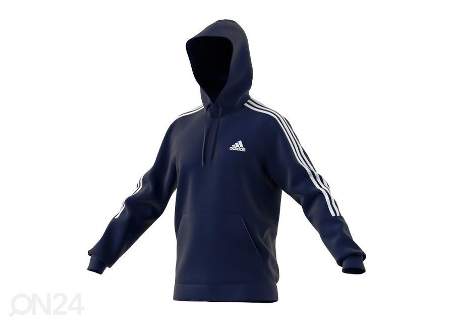 Meeste dressipluus Adidas Essentials Fleece 3 Stripes suurendatud