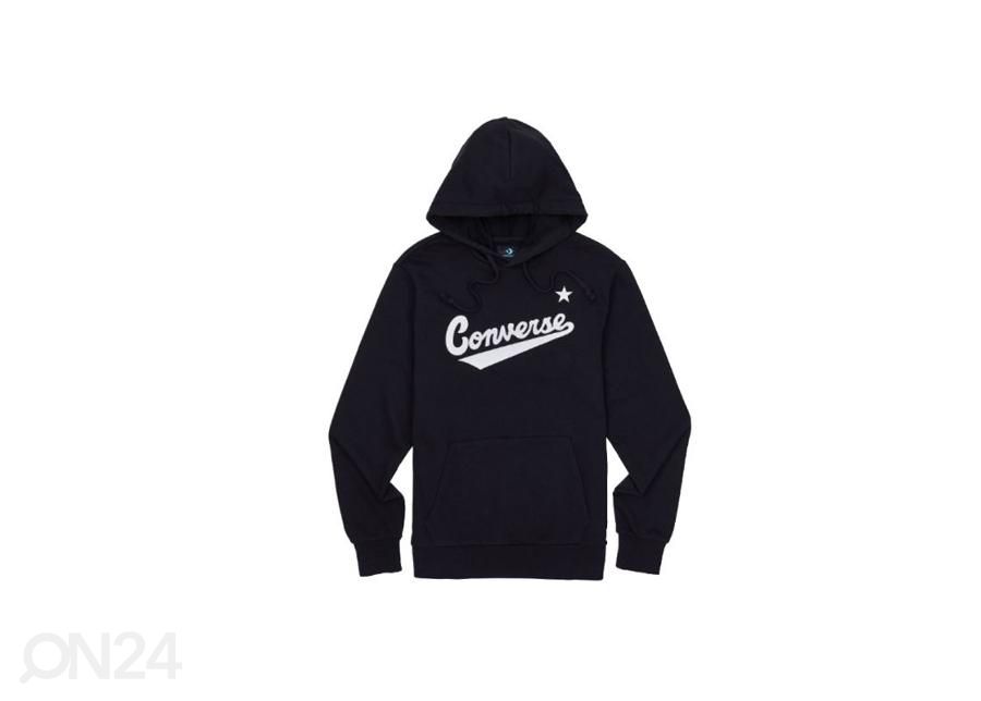 Meeste dressipluus Converse Script Hoodie FT M 10017675-A06 suurendatud