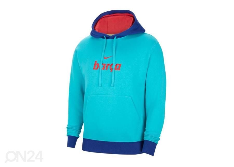 Meeste dressipluus Nike FC Barcelona NSW Club Hoodie suurendatud
