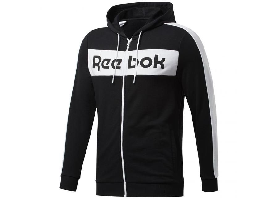 Meeste dressipluus Reebok Te Linear Logo Fz Hoody M FU3131 suurendatud