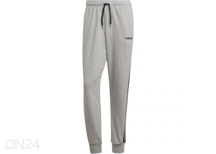 Meeste dressipüksid adidas Essentials 3 Stripes Tapered Pant FT Cuffed M DQ3077 suurendatud