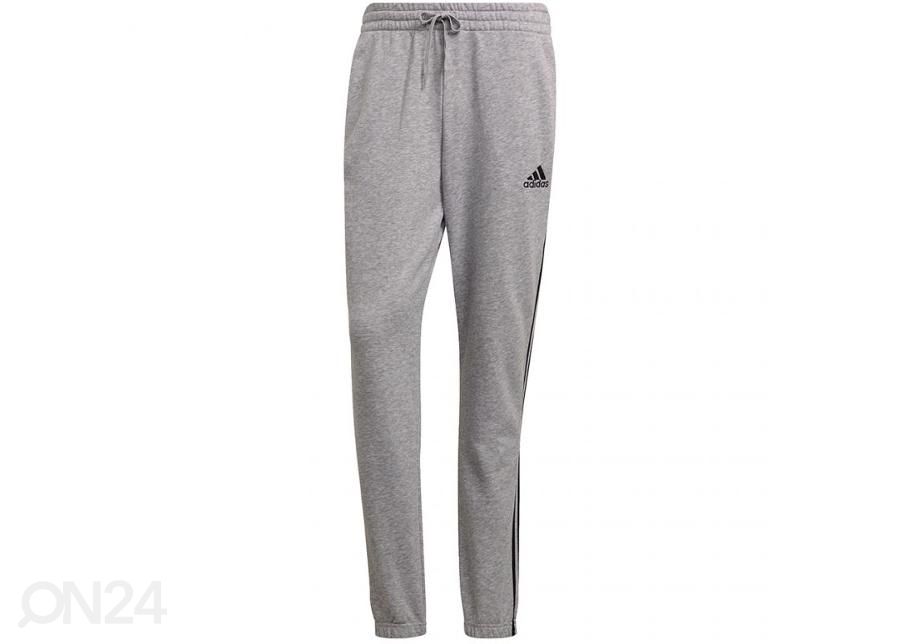 Meeste dressipüksid Adidas Essentials Tapered Elastic Cuff 3 Stripes Pant suurendatud