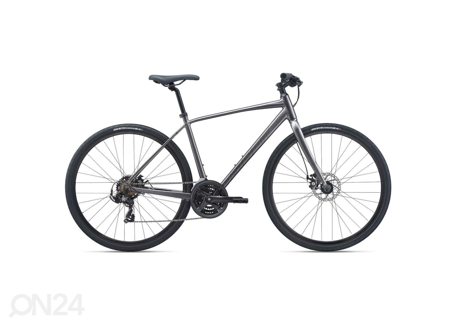 Meeste hübriid ratas Giant Escape Disc 3 Metallic Black (2022) - M suurendatud