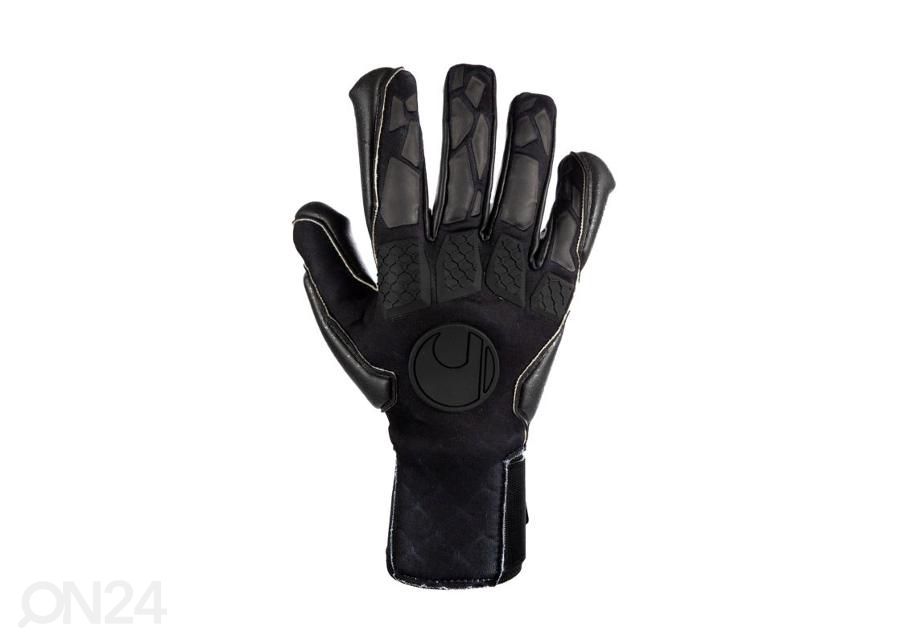 Meeste jalgpalli väravavahi kindad Uhlsport Hyperblack Supergrip+ HN suurendatud