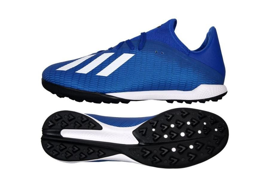 Meeste jalgpallijalatsid kunstmuru adidas X 19.3 TF M EG7155 suurendatud