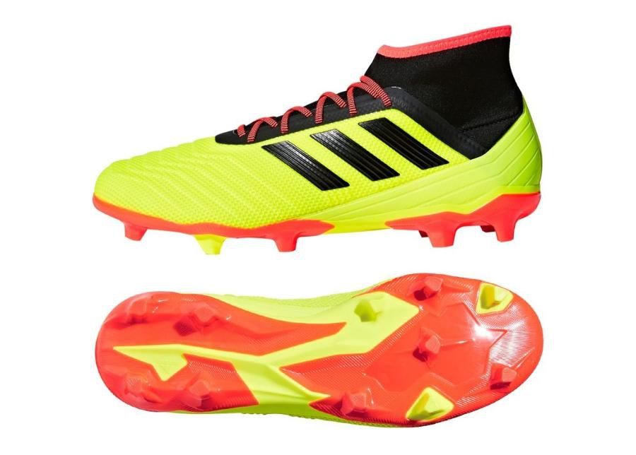 Meeste jalgpallijalatsid muru adidas Predator 18.2 FG M DB1997 suurendatud