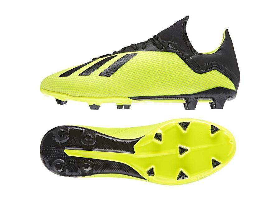 Meeste jalgpallijalatsid muru adidas X 18.3 FG M DB2183 suurendatud