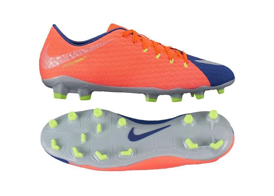 Meeste jalgpallijalatsid muru Nike Hypervenom Phelon III FG M 852556-409 suurendatud
