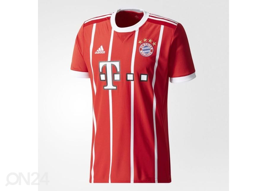 Meeste jalgpallisärk adidas FC Bayern Munchen Home Replica 2017/18 M AZ7961 suurendatud