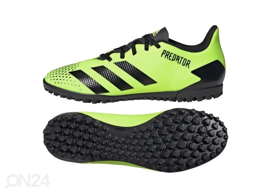 Meeste kunstmuru jalgpallijalatsid Adidas Predator 20.4 TF suurendatud