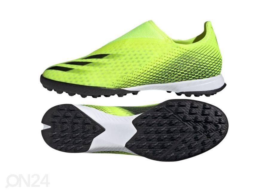Meeste kunstmuru jalgpallijalatsid Adidas X Ghosted.3 LL TF suurendatud