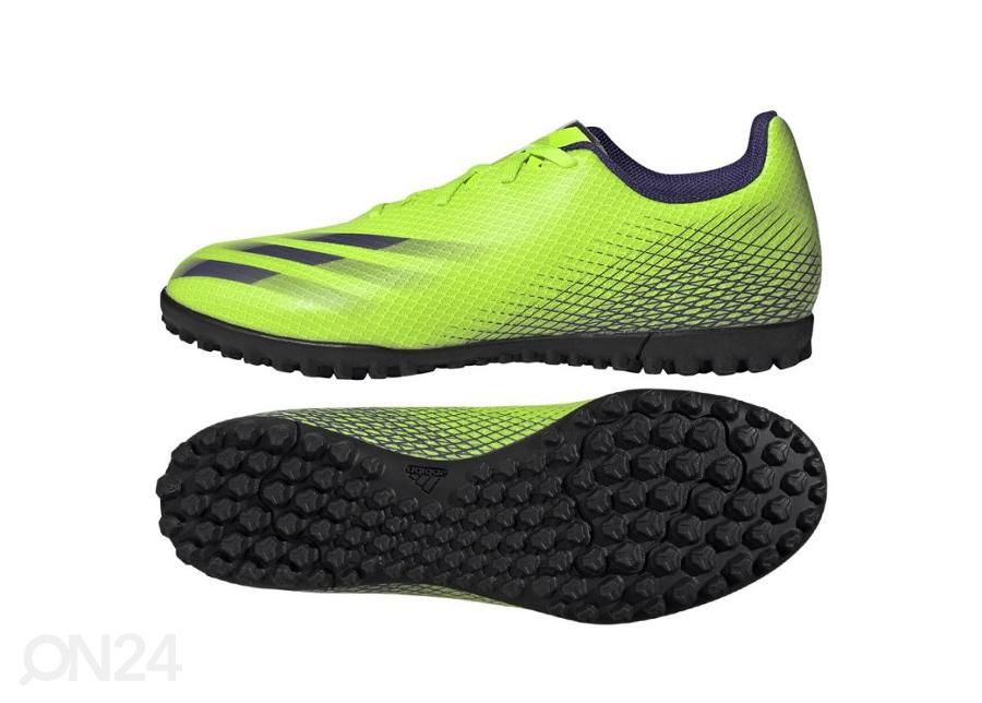 Meeste kunstmuru jalgpallijalatsid Adidas X Ghosted.4 TF suurendatud