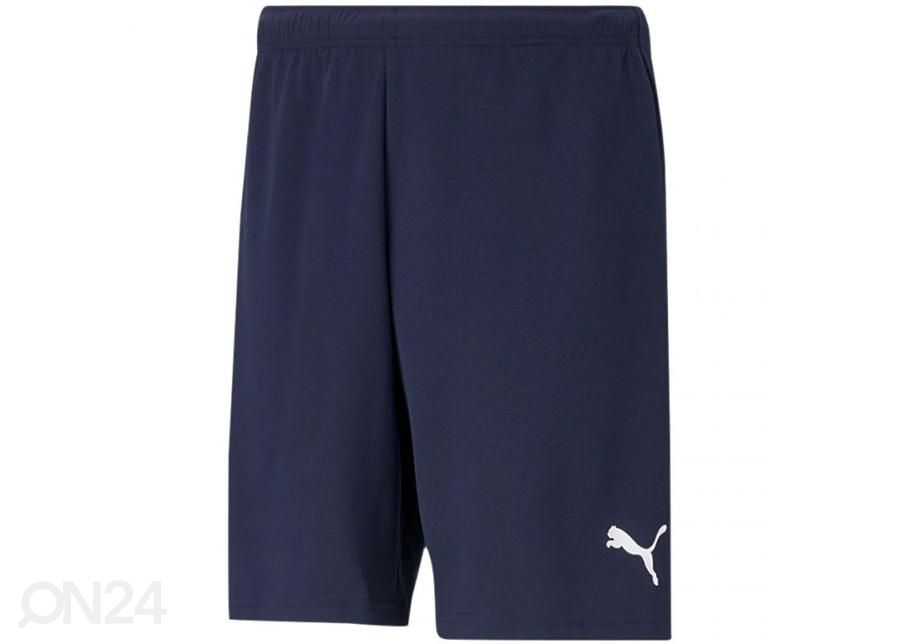 Meeste lühikesed jalgpallipüksid Puma teamRISE Short Peacoat suurendatud