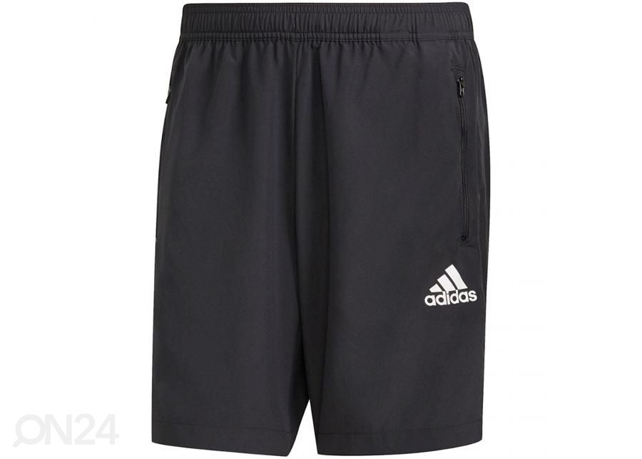 Meeste lühikesed treeningpüksid Adidas D2M Woven suurendatud