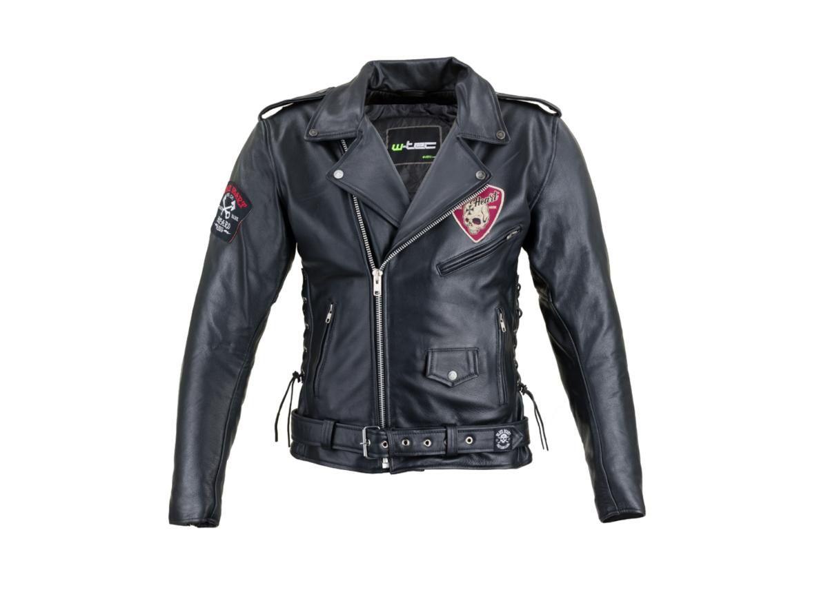 Meeste mootorratta jakk nahast W-TEC Black Heart Perfectis suurendatud