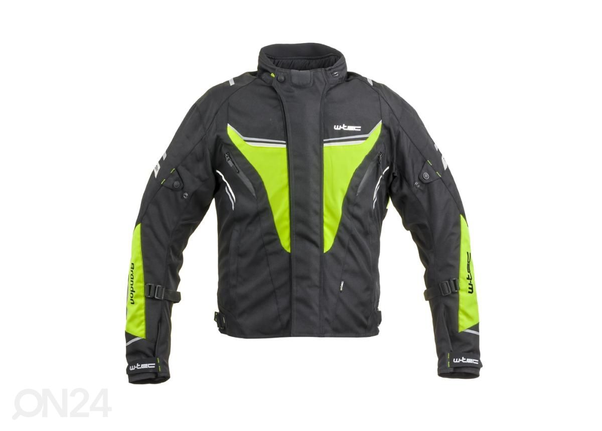 Meeste motojope W-Tec Brandon must-kollane suurus M suurendatud