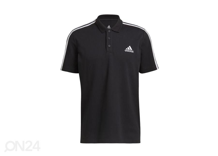 Meeste polosärk Adidas Essentials 3-Stripes Pique suurendatud