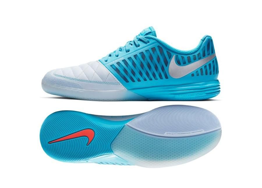 Meeste saali jalgpallijalatsid Nike Lunargato II IC M 580456-404 suurendatud
