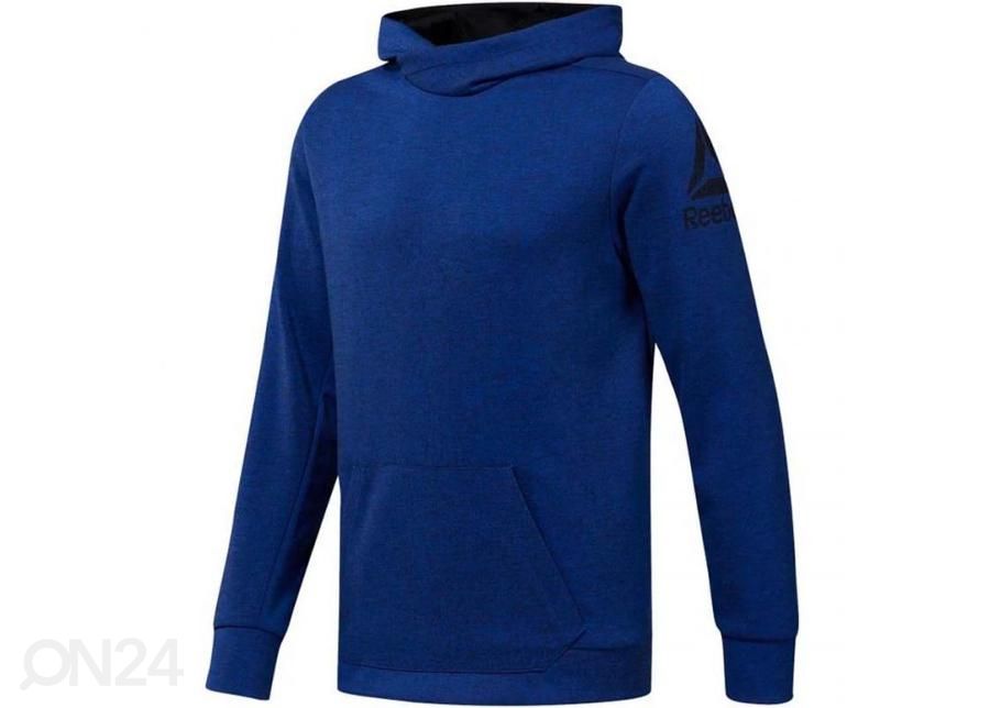 Meeste treening dressipluus Reebok Workout Doubleknit Hoodie M DU2156 suurendatud