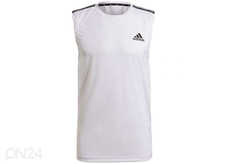 Meeste treeningsärk Adidas D2M 3S Tank Top suurendatud