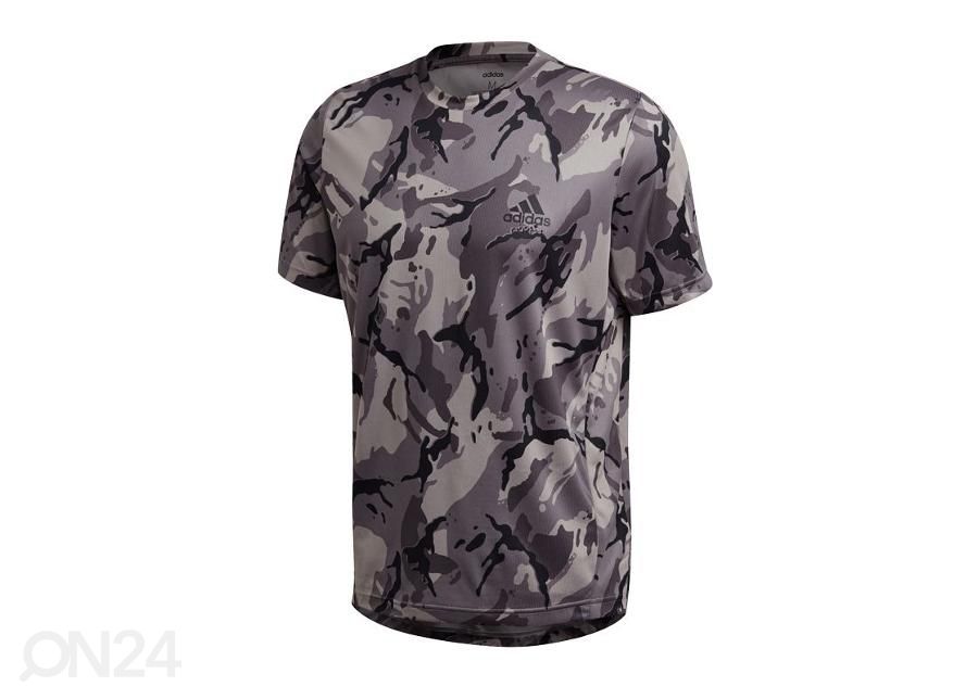 Meeste treeningsärk Adidas D2M AOP Tee M GD5297 suurendatud