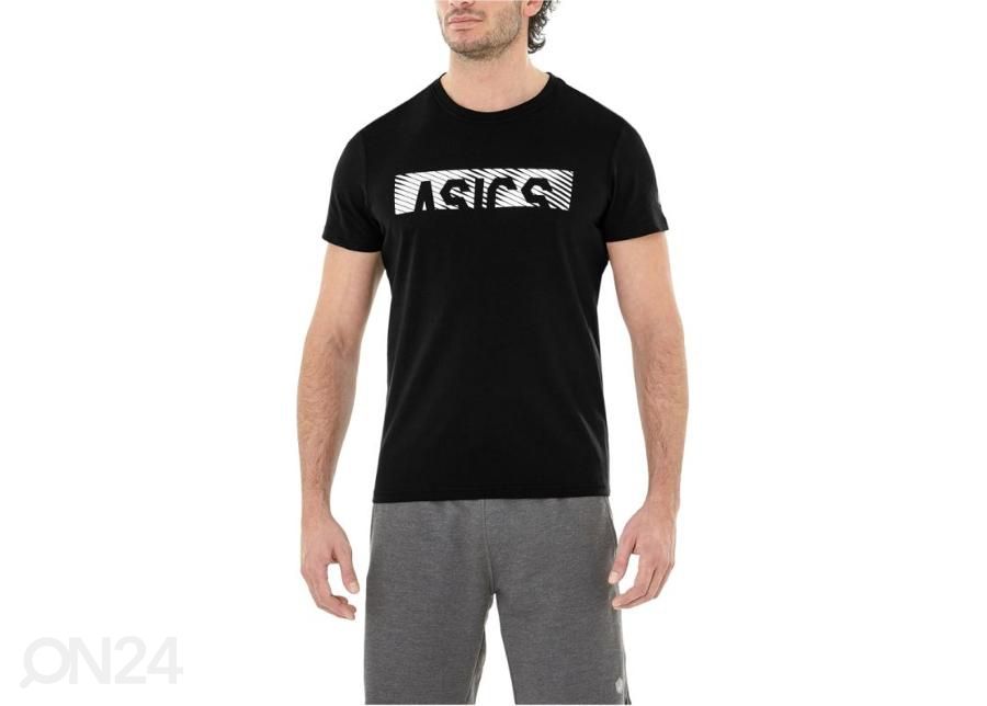Meeste treeningsärk Asics Esnt Diagonal SS Top suurendatud