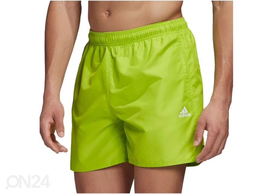 Meeste ujumisshortsid Adidas CLX Solid Swim Short suurendatud