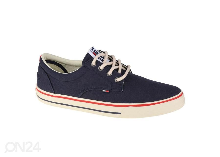 Meeste vabaajajalatsid Tommy Hilfiger Jeans Textile Sneaker suurendatud