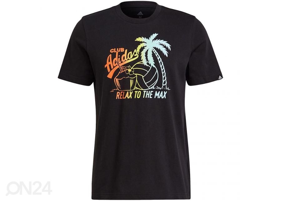 Meeste vabaajasärk Adidas Vacay Rdy Relax To The Max Tee suurendatud