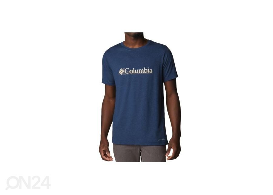 Meeste vabaajasärk Columbia Tech Trail Graphic Tee suurendatud