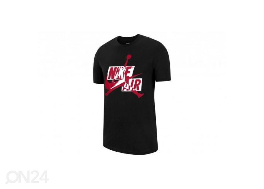 Meeste vabaajasärk Nike K JM Classic HBR SS Crew M CU9570-011 suurendatud