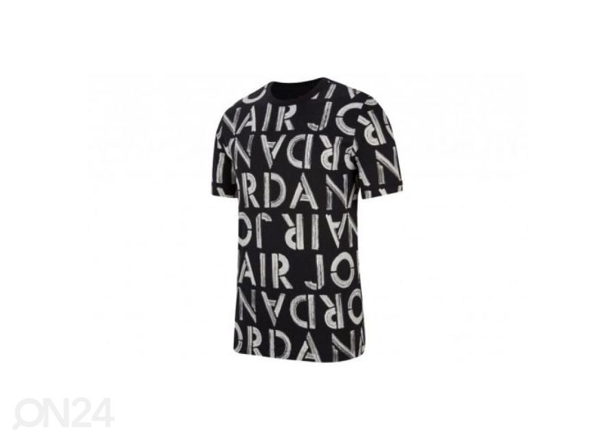 Meeste vabaajasärk Nike Lbrand SS AOP Crew M CN3586-010 suurendatud