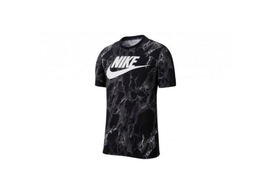 Meeste vabaajasärk Nike NK Tee Fran Swoosh AOP M CD1282-010 suurendatud
