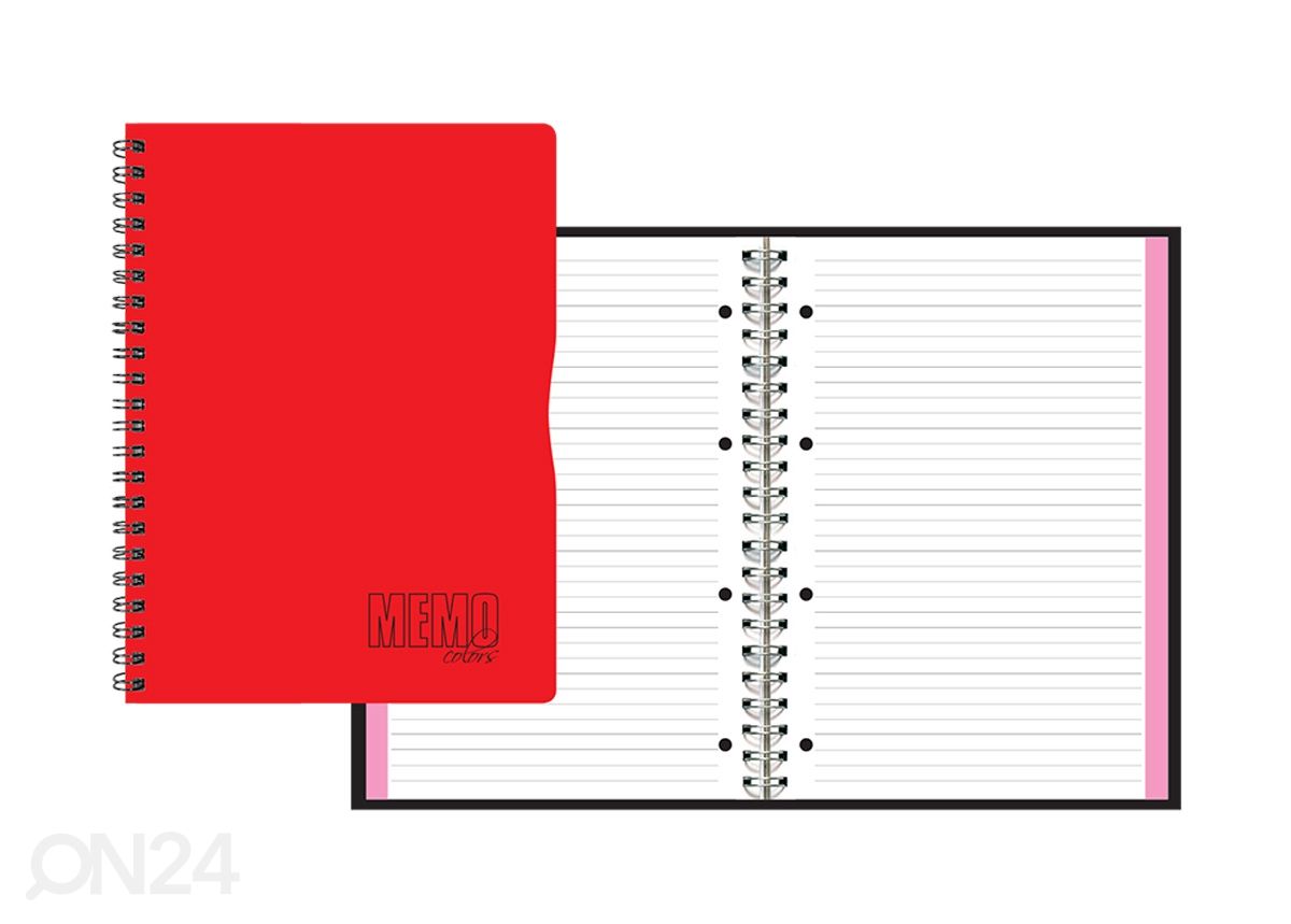 Memo Colour A4 joon, 80 lehte, 8 tk suurendatud