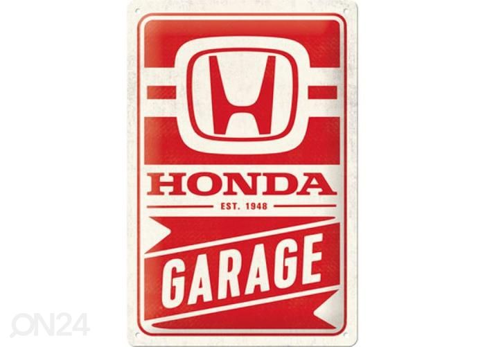 Metallposter 20x30 cm Honda AM - Garage suurendatud