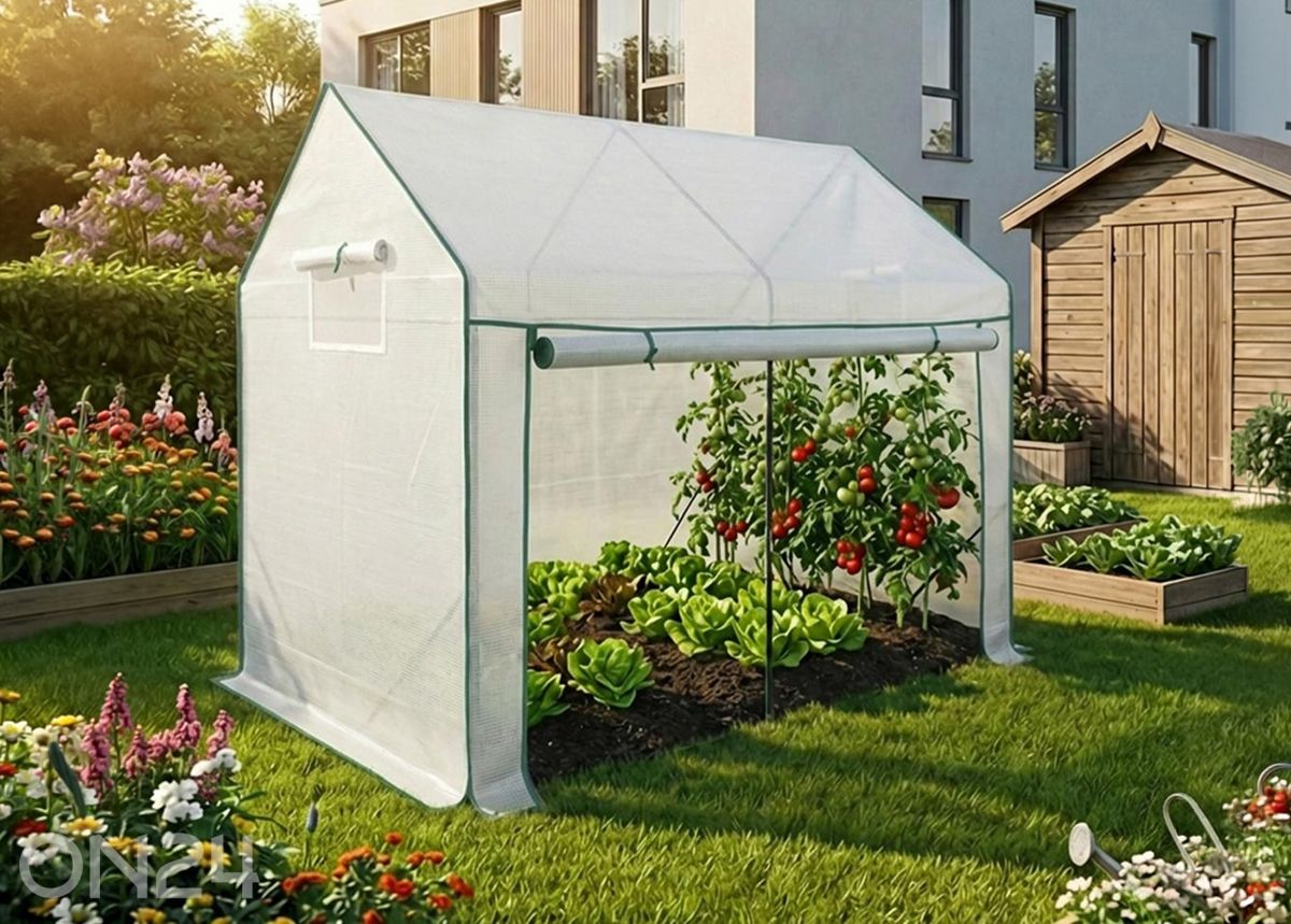 Minikasvuhoone 140x200 cm suurendatud