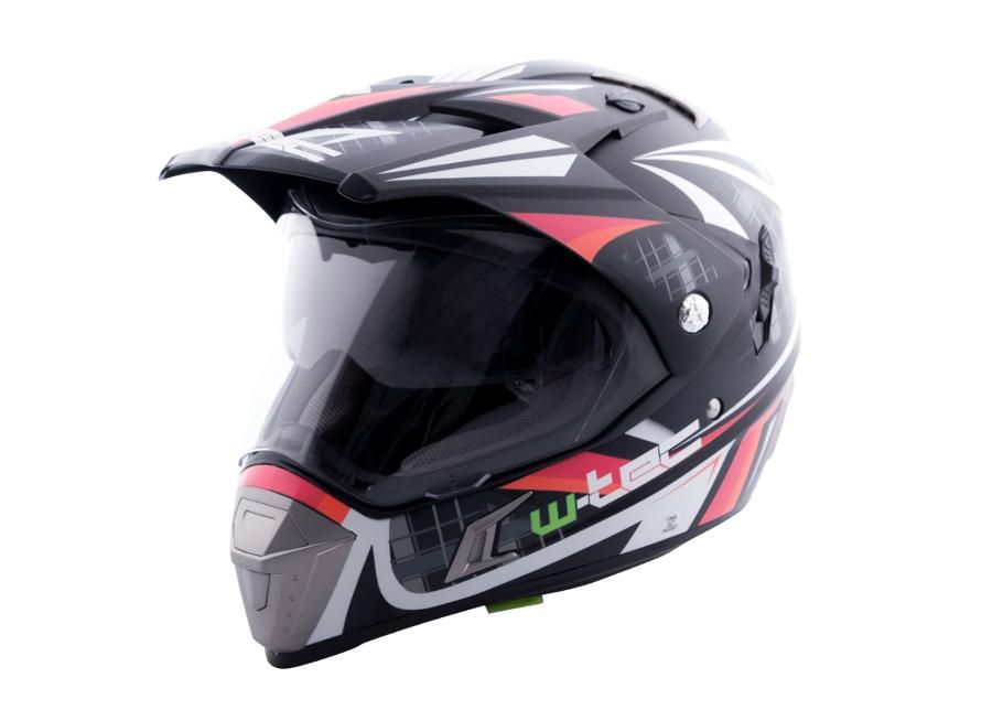 Mootorratta kiiver W-TEC suurendatud