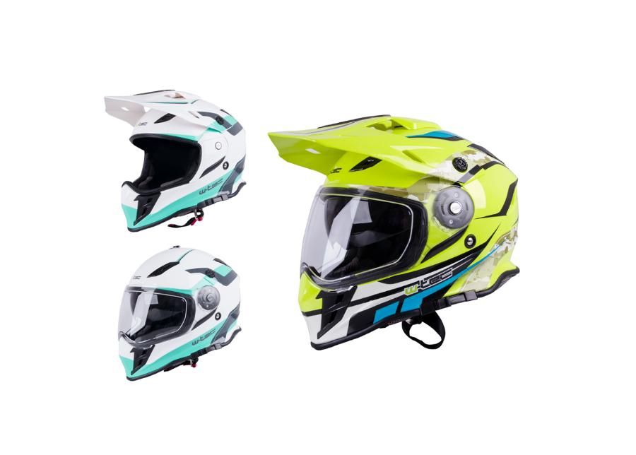 Mootorratta kiiver W-TEC suurendatud