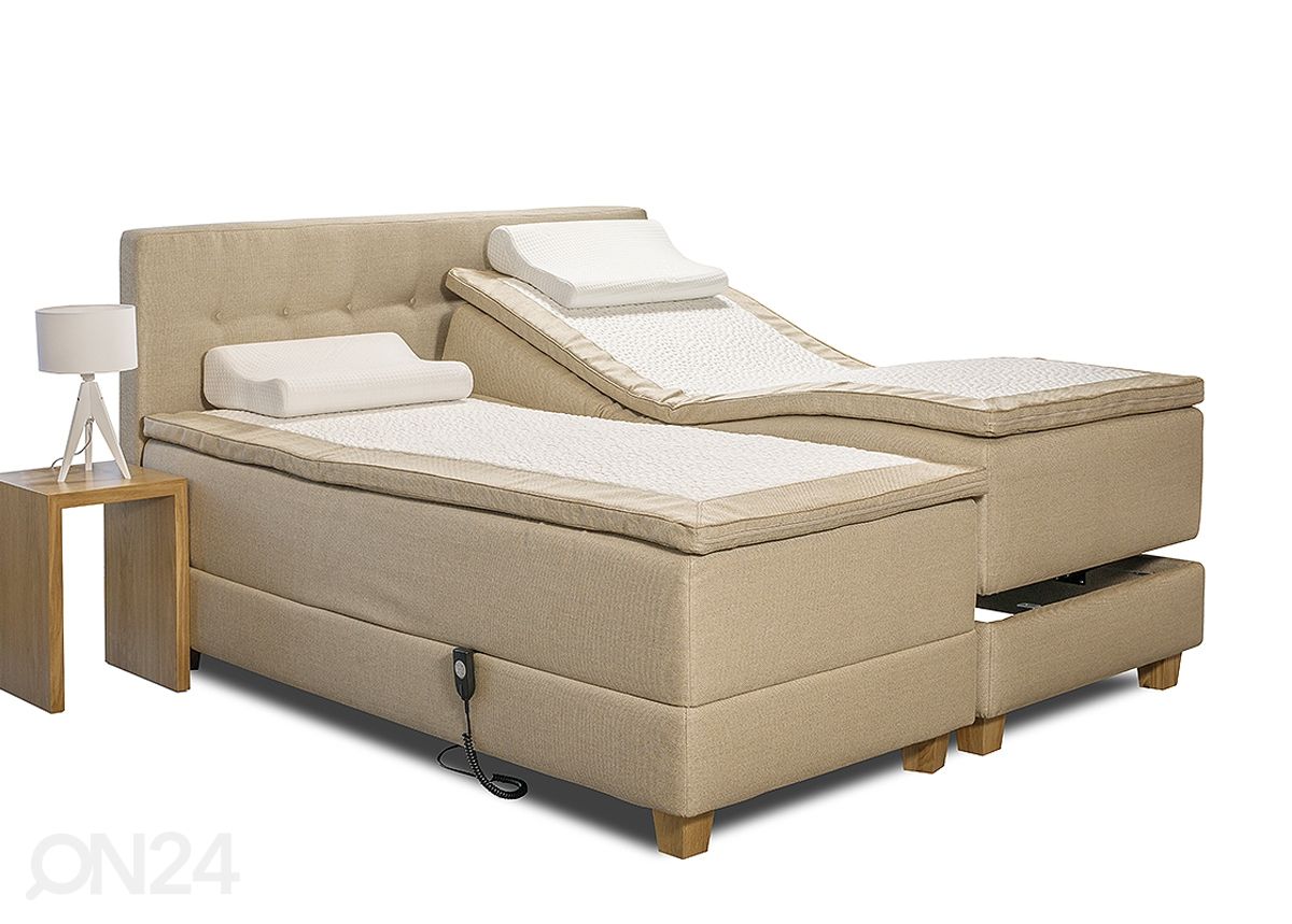 Mootorvoodi topeltvedrustusega Hypnos Hermes 180x200 cm suurendatud
