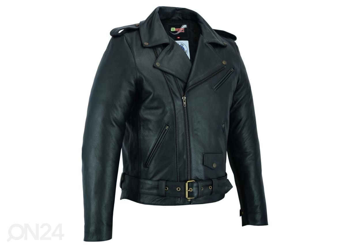Motojope nahast BSTARD BSM suurus XXL suurendatud